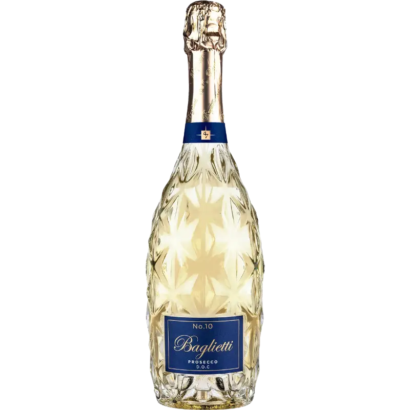 Buy Baglietti Prosecco Doc Extra Dry 750mL sparkling wine in elegant bottle