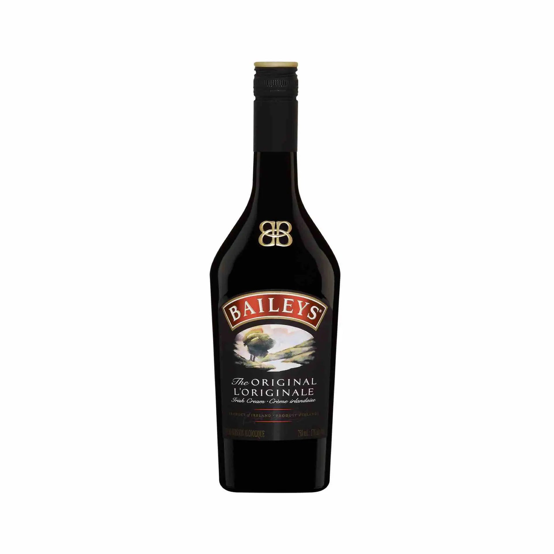 Buy Baileys The Original 750mL, Irish cream liqueur in a black bottle with gold accents
