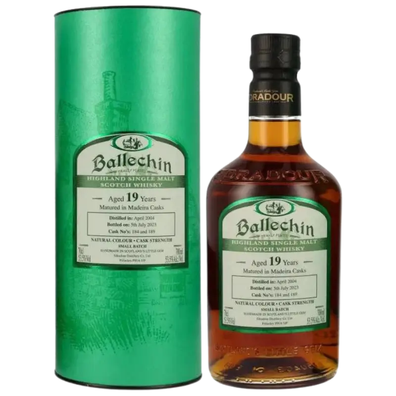 Ballechin 19 Year Old Single Malt Scotch Whisky Matured In Madeira Casks 700Ml Bottle Image