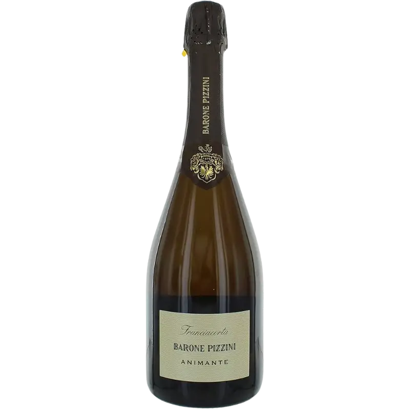 Buy Barone Pizzini Franciacorta Animante, Italian sparkling wine with gold and black label