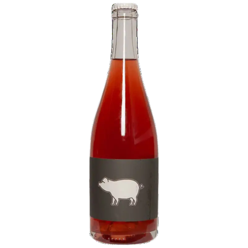 buy Bella Piquette 750mL wine bottle with pig label, sparkling rosé drink