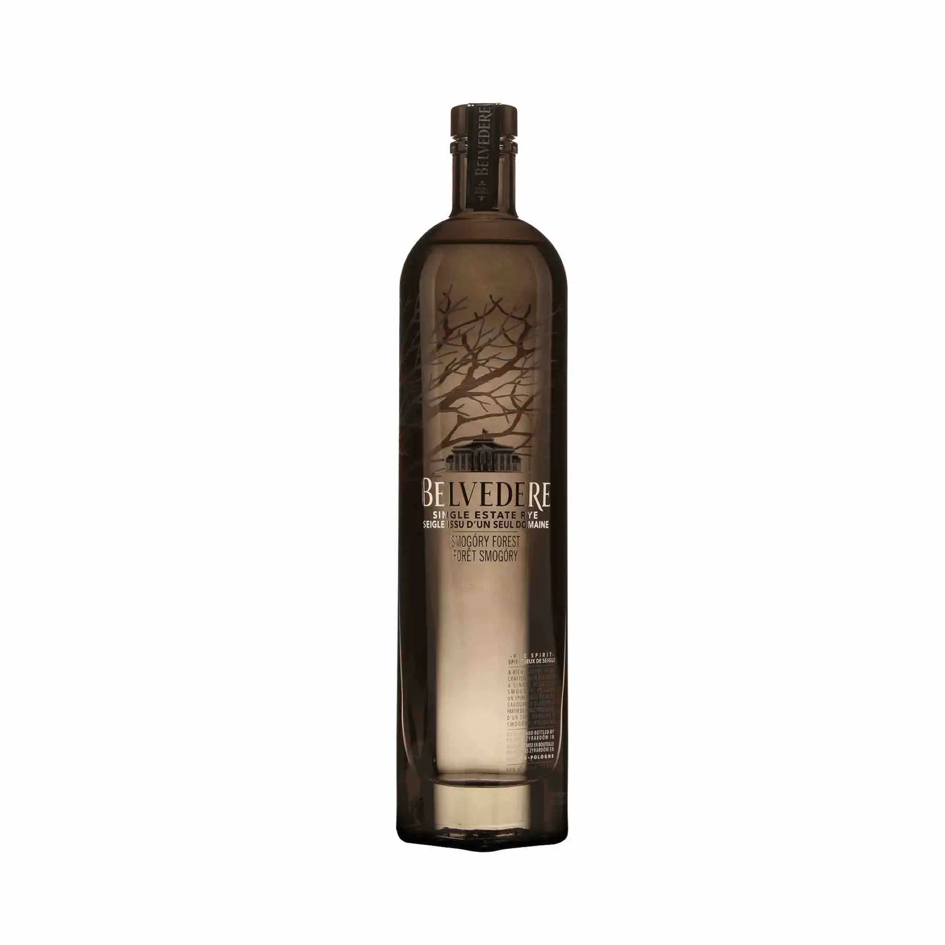 Buy Belvedere Smogory Forest 750mL premium vodka bottle with tree design