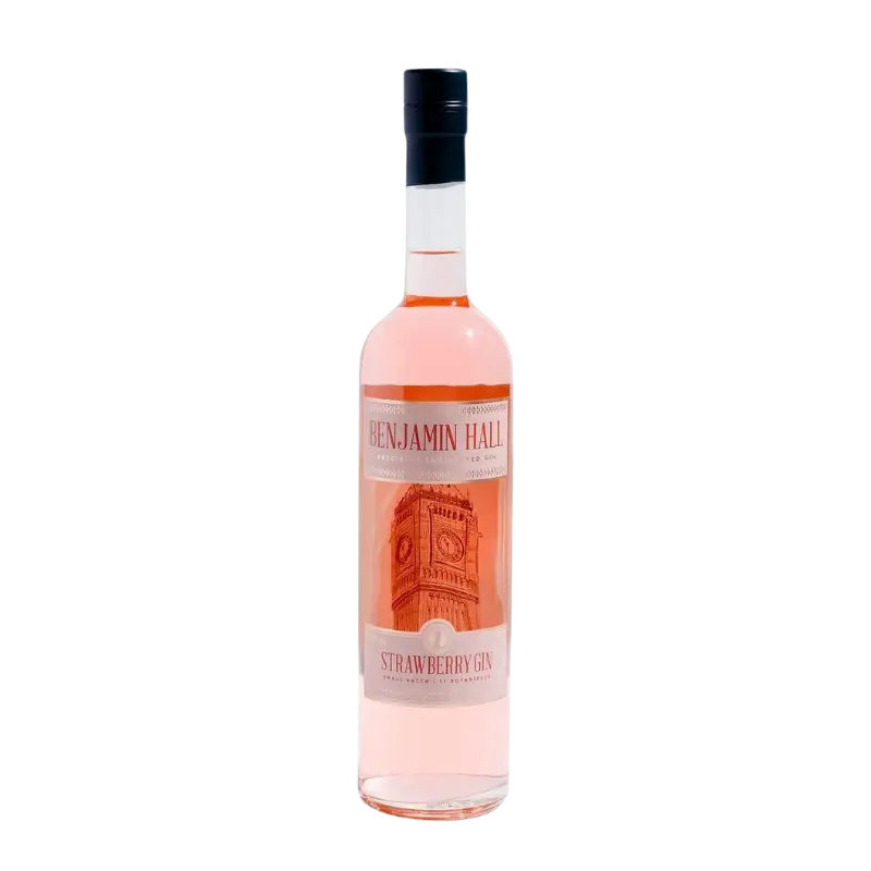 Benjamin Hall Strawberry Pink Gin 700Ml Bottle Image