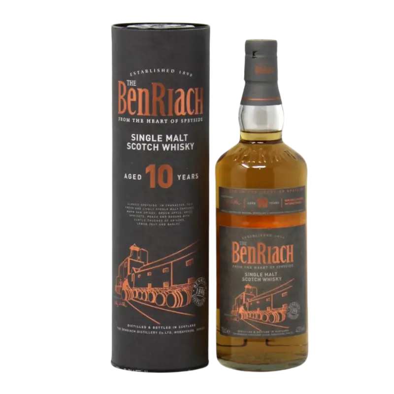 Benriach 10 Year Old Single Malt Scotch Whisky 750Ml Bottle Image