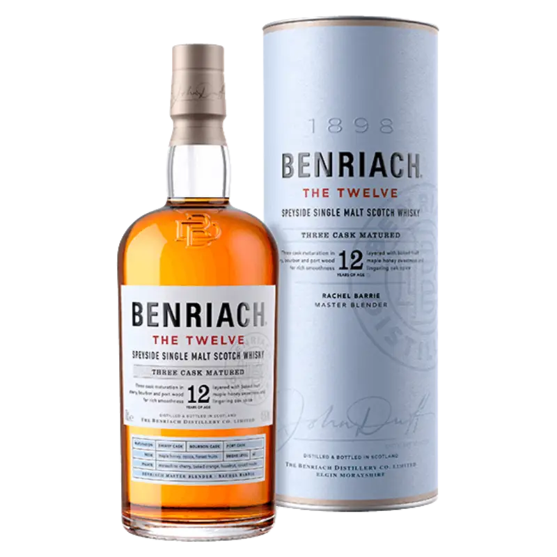Benriach 12 Year Old Single Malt Scotch Whisky 750Ml Bottle Image