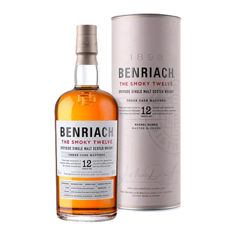 Benriach 12 Year Old The Smoky Twelve 750Ml Bottle Image