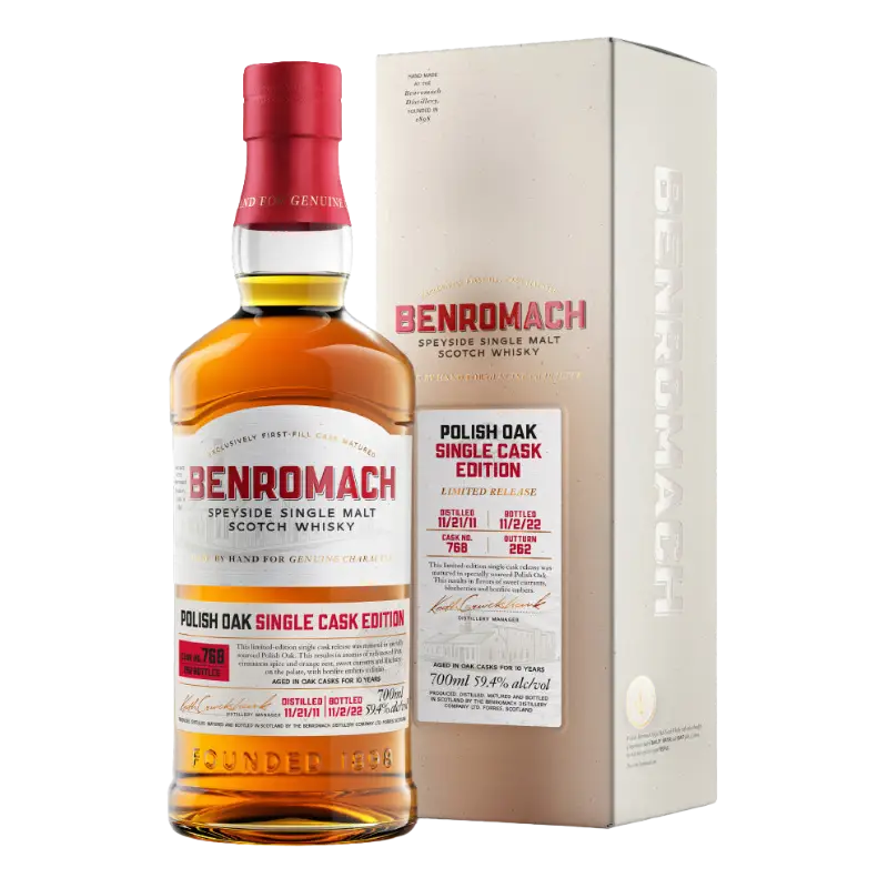 Benromach Polish Oak Single Cask Cask No 768 2011 700Ml Bottle Image
