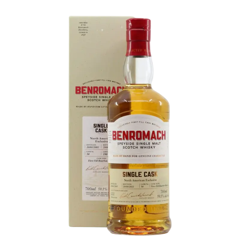 Benromach Single Cask Cask No 34 2003 700Ml Bottle Image