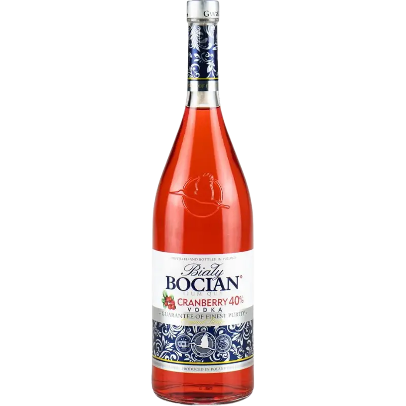 Bialy Bocian Cranberry Vodka 1L Bottle Image