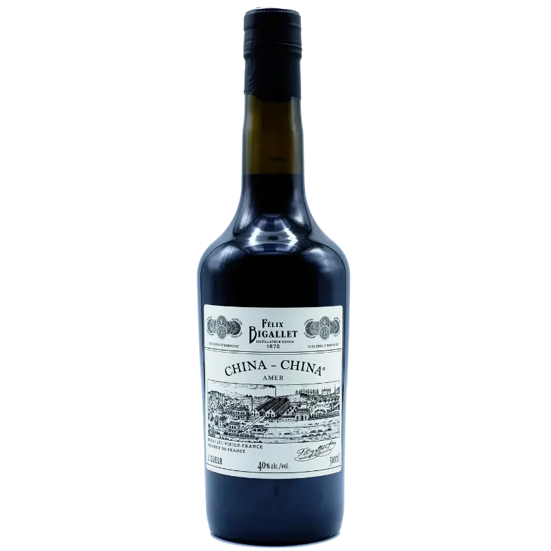 Buy Bigallet China China Liqueur 500mL, dark glass bottle with vintage label.