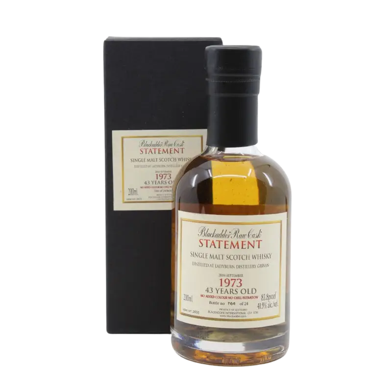 Blackadder Ladyburn 43 Year Old Single Malt Scotch Whisky 200Ml Bottle Image