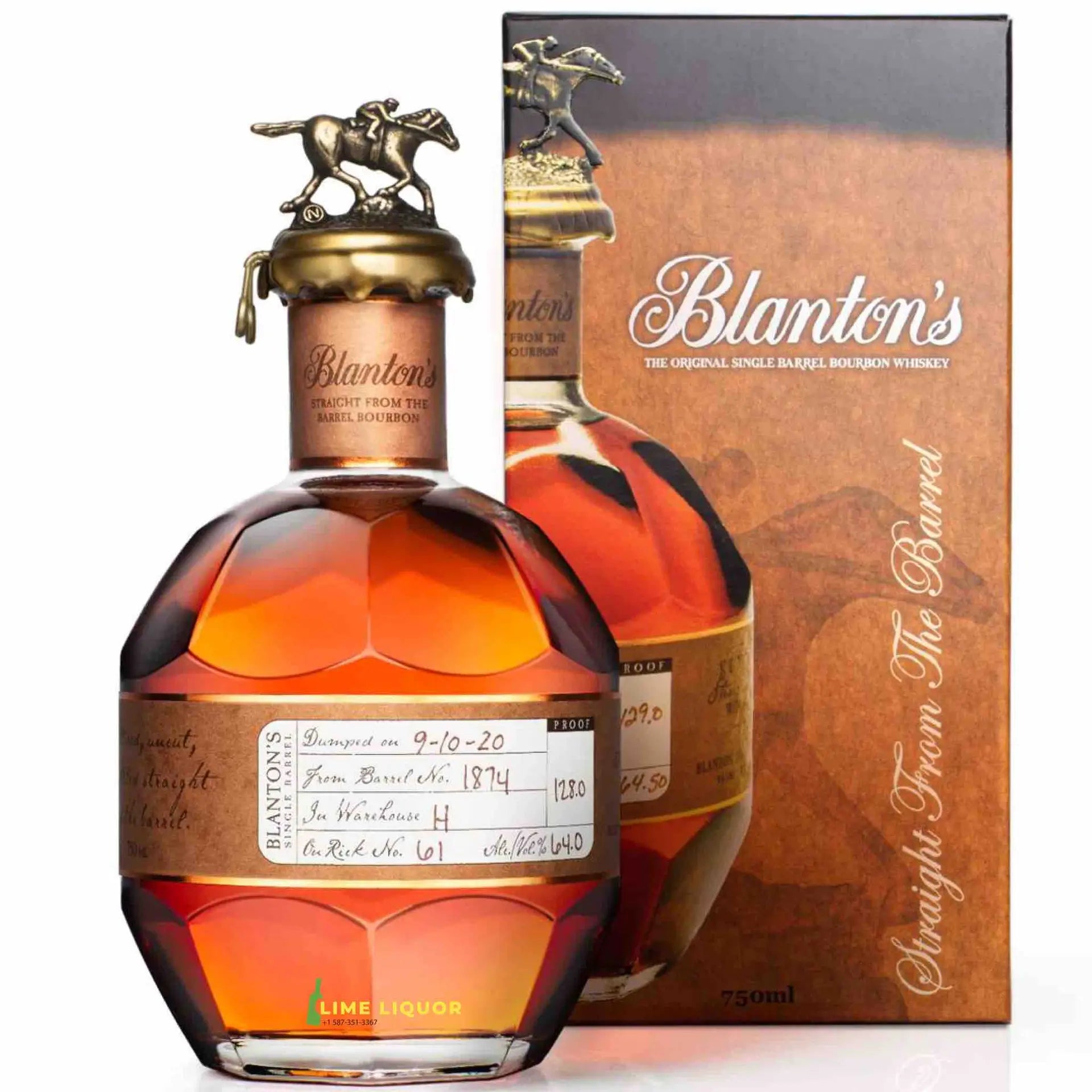 Blanton S Straight From The Barrel Bourbon 700Ml Bottle Image