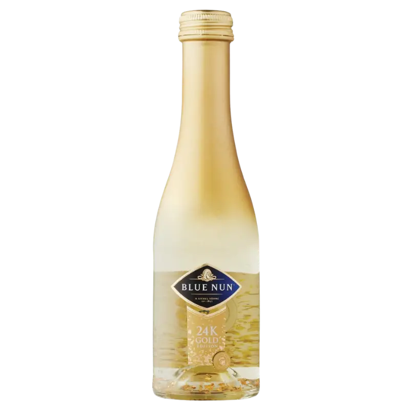 buy Blue Nun 24K Gold Edition Sparkling 200mL, gold flakes, mini sparkling wine