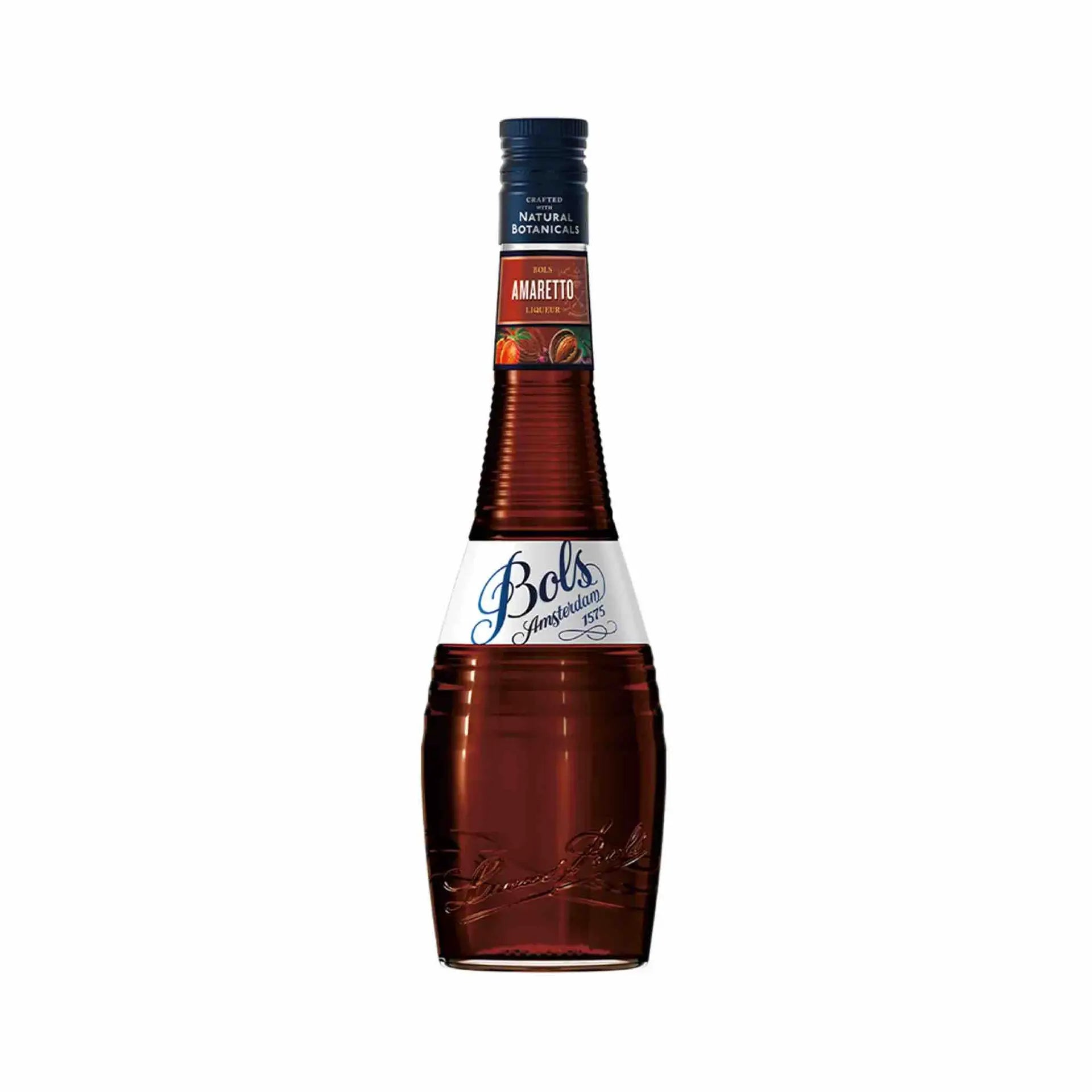 Buy Bols Amaretto 750mL liqueur bottle with amber color and branded label
