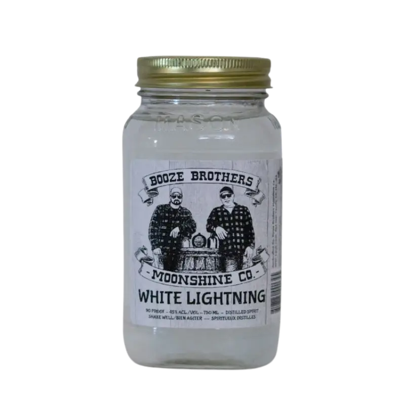 Booze Brothers Moonshine White Lightning 750Ml Bottle Image