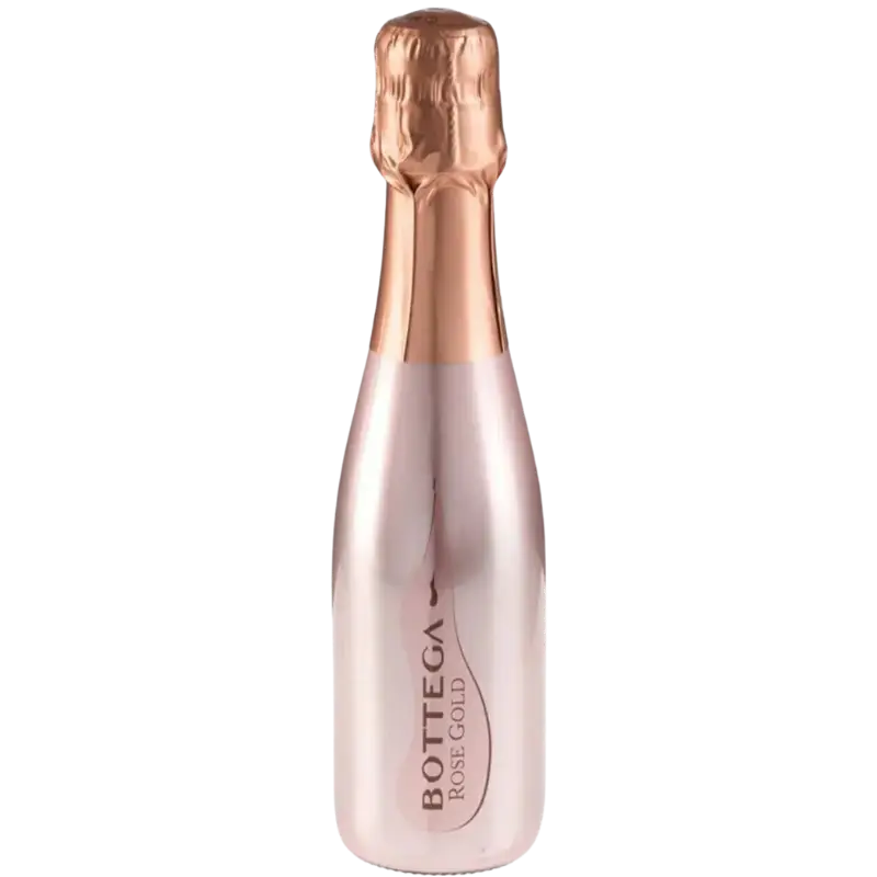 buy Bottega Gold Rose 200mL sparkling wine in metallic pink and gold bottle