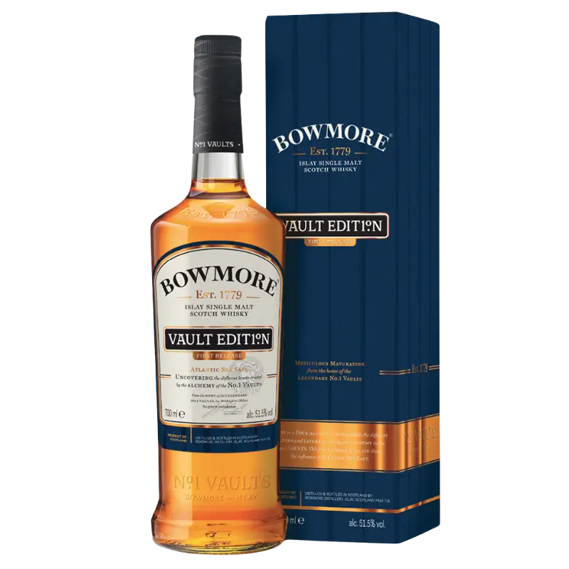 Bowmore Vault Edition First Release Islay Malt Scotch Whisky 700Ml Bottle Image