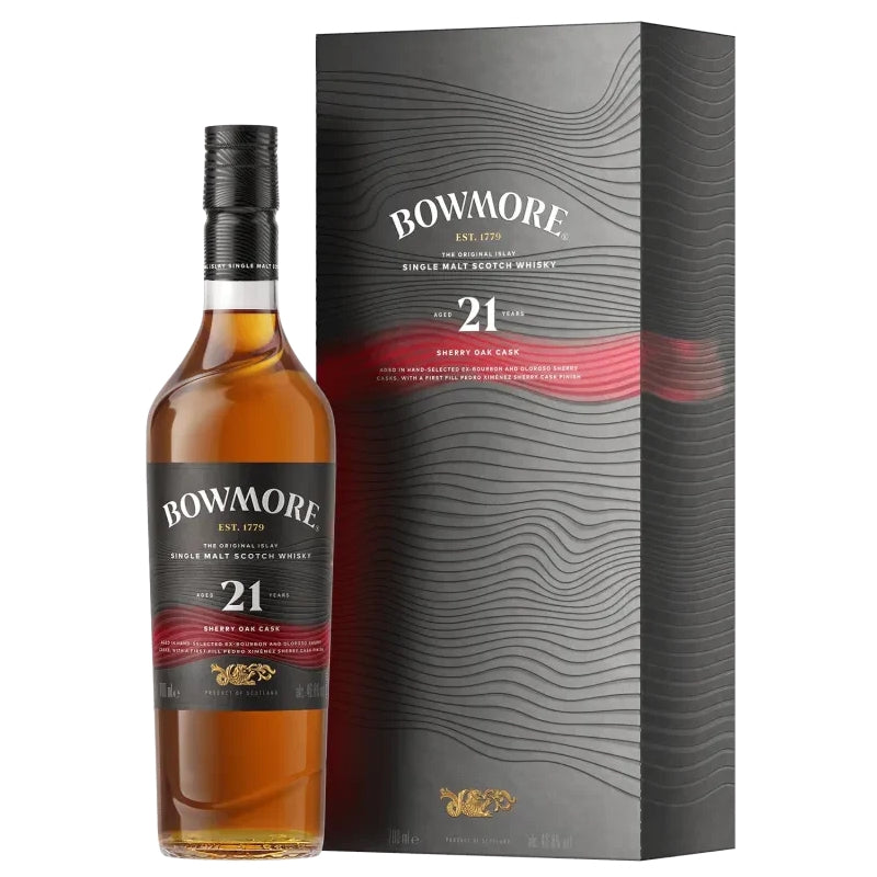 Bowmore 21 Year Old Single Malt Scotch Whisky Sherry Oak Finish