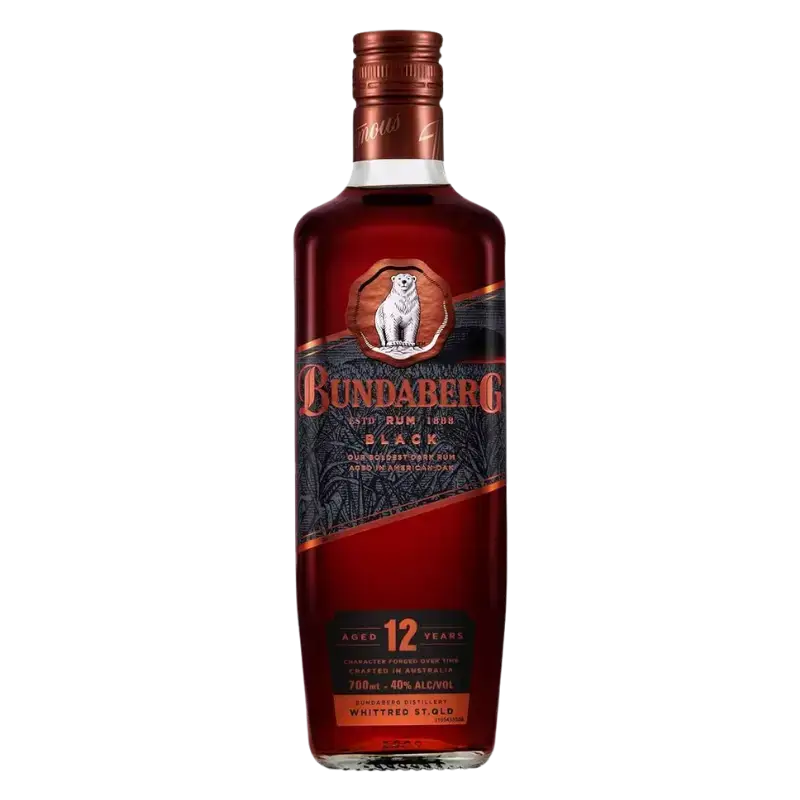 Bundaberg Black 12 Year Old Rum 700Ml Bottle Image