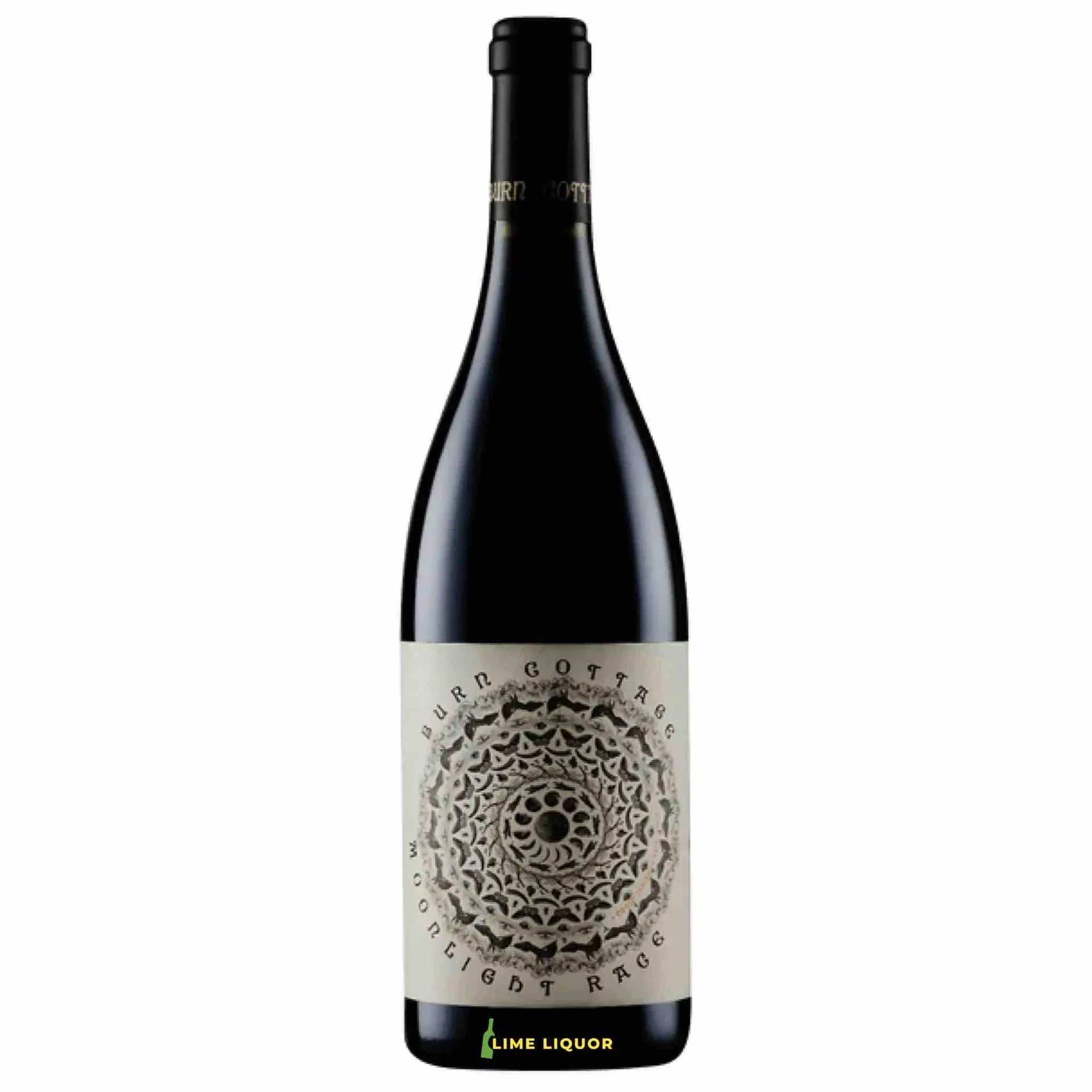 buy Burn Cottage Moonlight Race Pinot Noir 750mL red wine bottle with decorative label