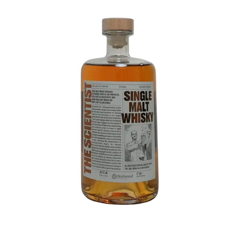 Burwood The Scientist Single Malt Whisky 750Ml Bottle Image
