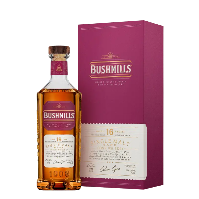 Bushmills 16 Year Old Single Malt Whiskey 750Ml Bottle Image