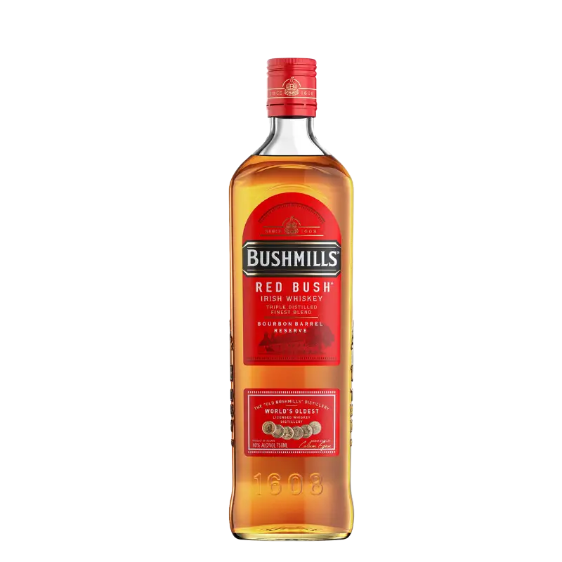 Bushmills Red Bush Irish Whiskey 750Ml Bottle Image