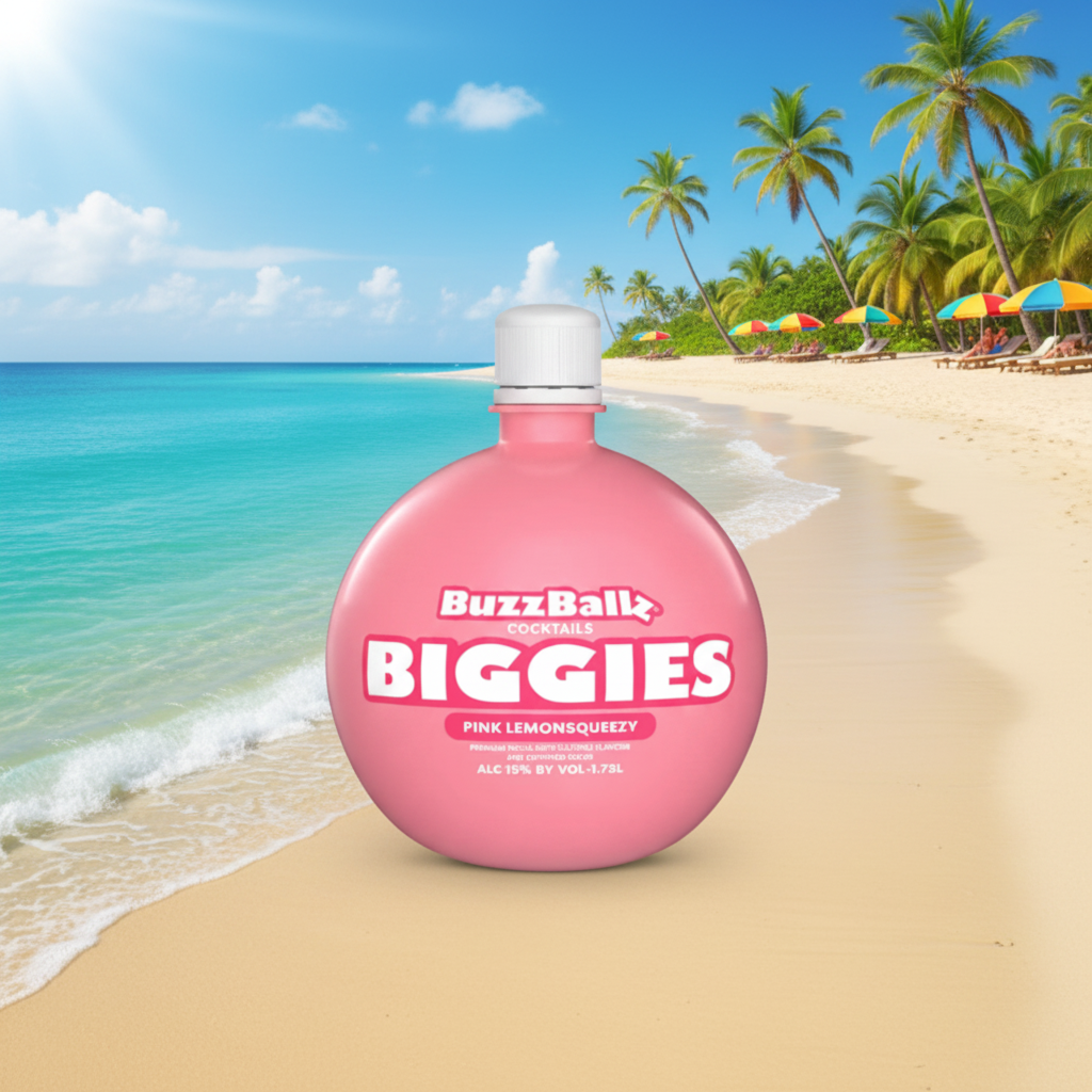 Buzzballz Biggies - Pink Lemon Squeezy 1.75L