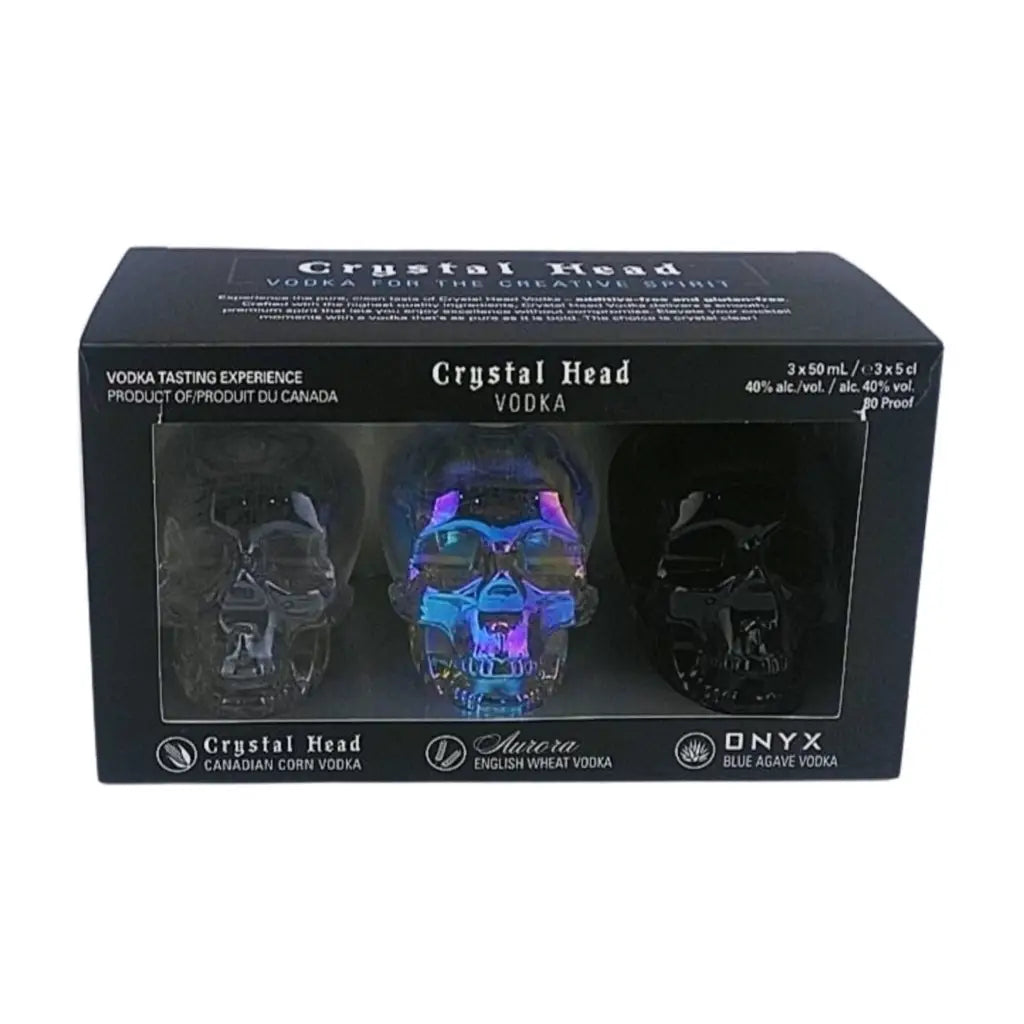 Crystal Head Vodka Experience Pack 3X50Ml Bottle Image