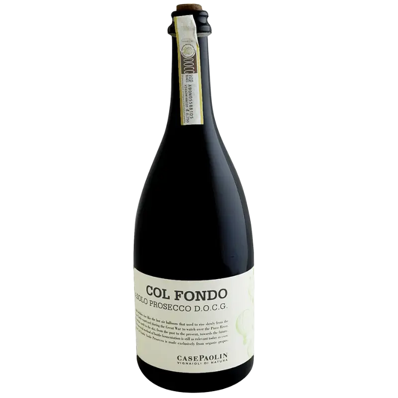 buy Col Fondo Asolo Prosecco DOCG 750mL, sparkling wine in dark glass bottle