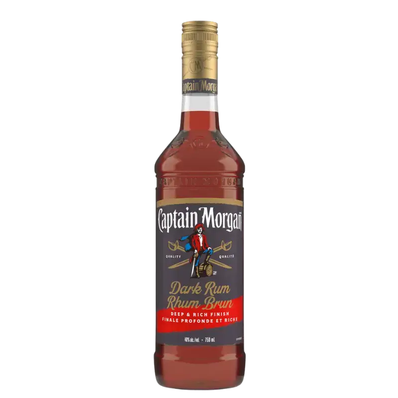 Captain Morgan Dark Rum 750Ml Bottle Image