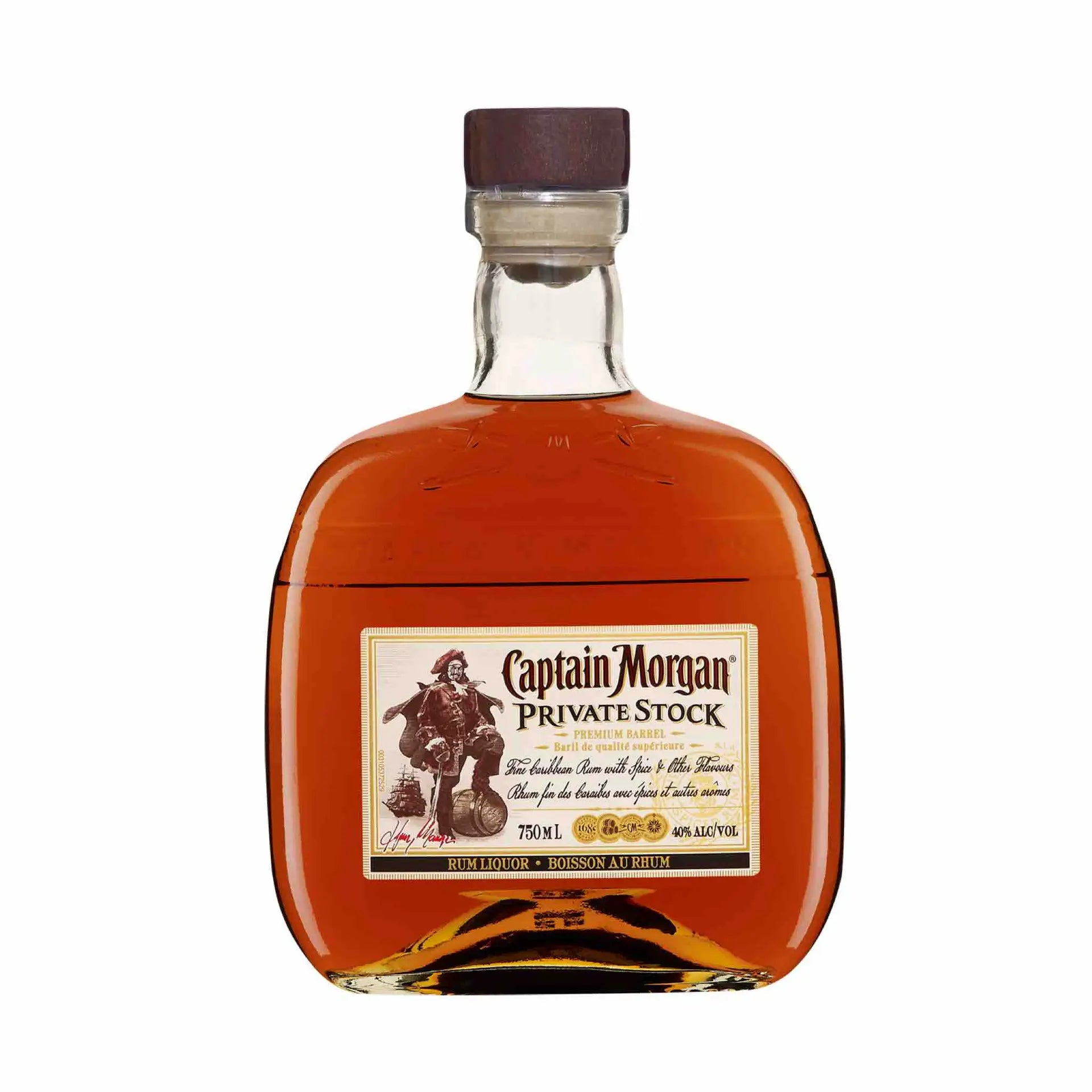 Buy Captain Morgan Private Stock 750mL premium rum bottle
