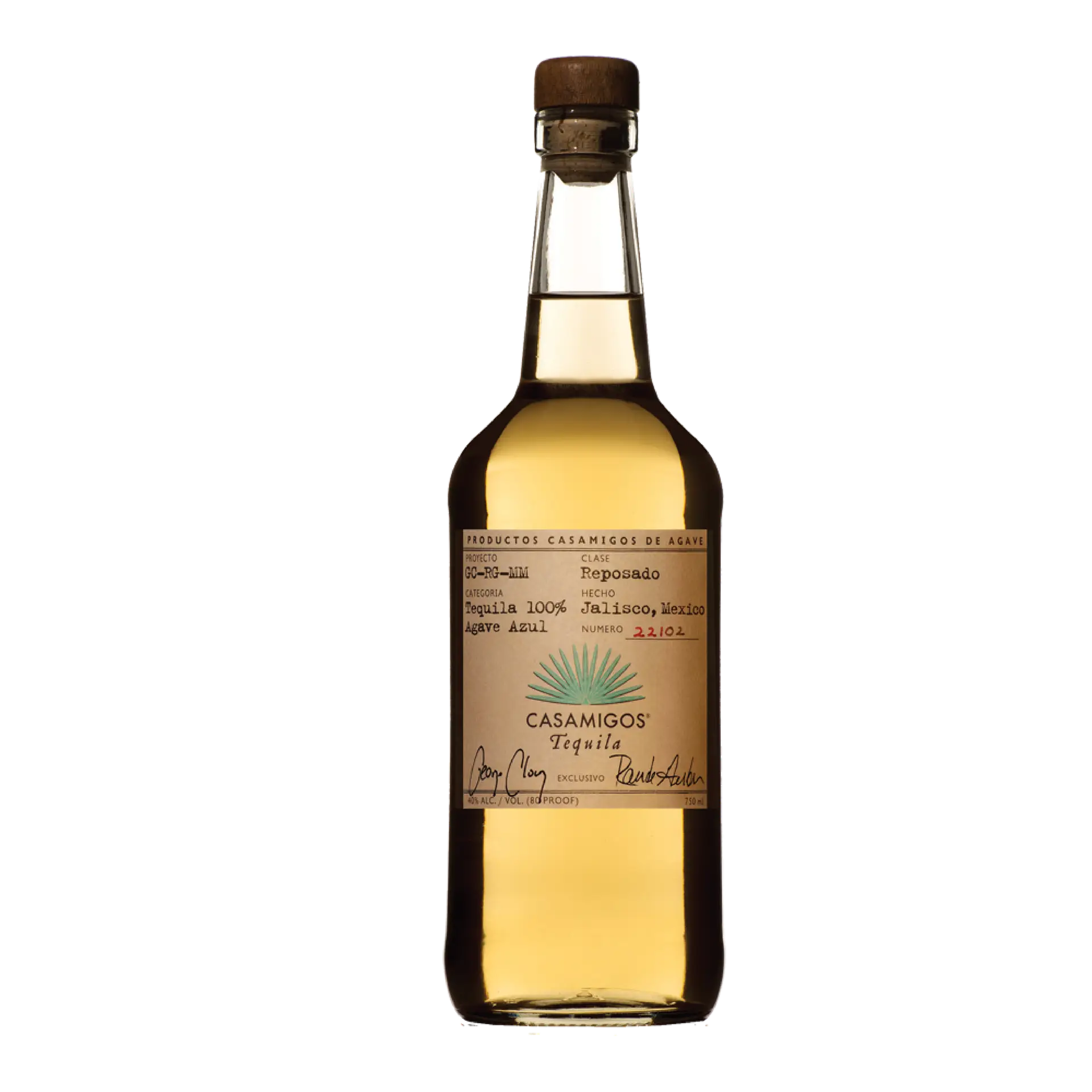 Buy Casamigos Reposado Tequila bottle, 100% agave, light gold spirit with label details visible