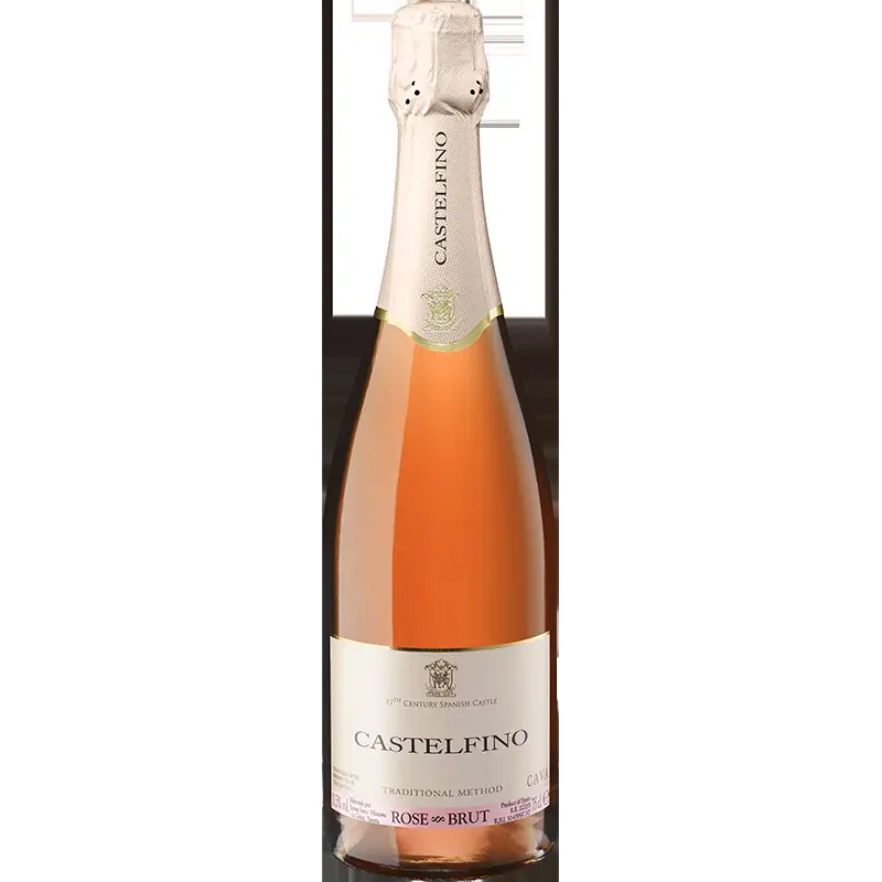 Buy Castelfino Brut Rosé Cava 750mL, sparkling rosé wine in glass bottle