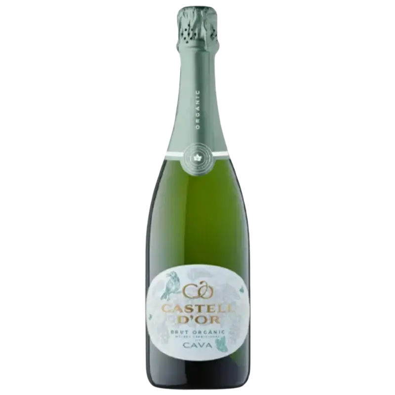 Buy Castell D'Or Brut Organic Cava 750mL sparkling wine bottle