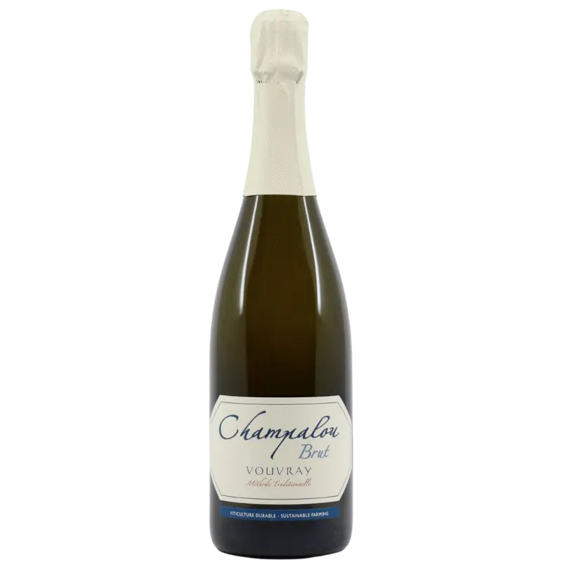 Buy Champalou Brut sparkling wine 750mL bottle, Vouvray, with foil-wrapped top