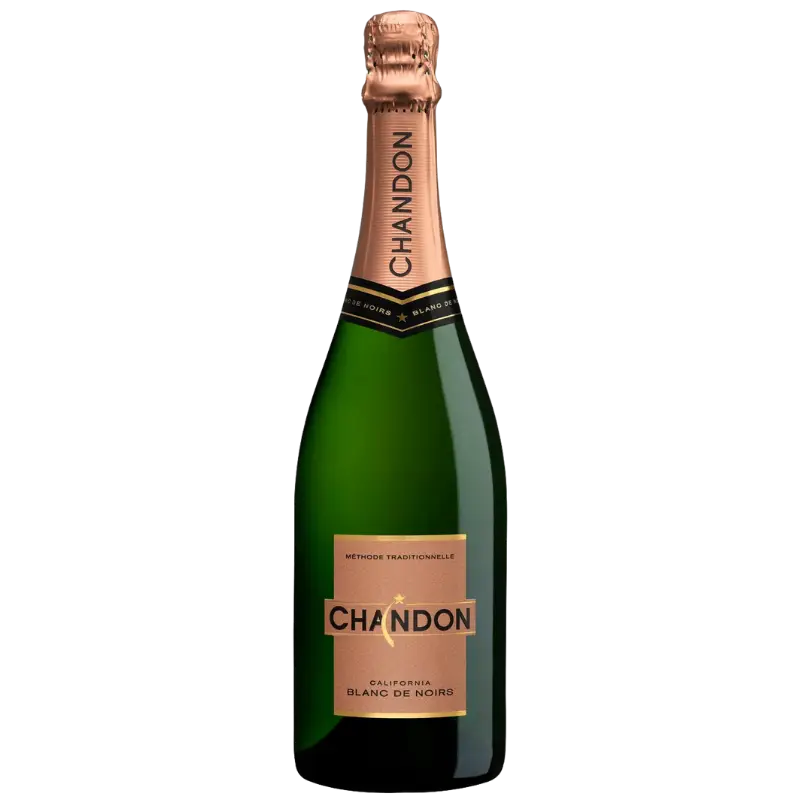 Buy Chandon Blanc De Noirs 750mL sparkling wine bottle, California, elegant packaging