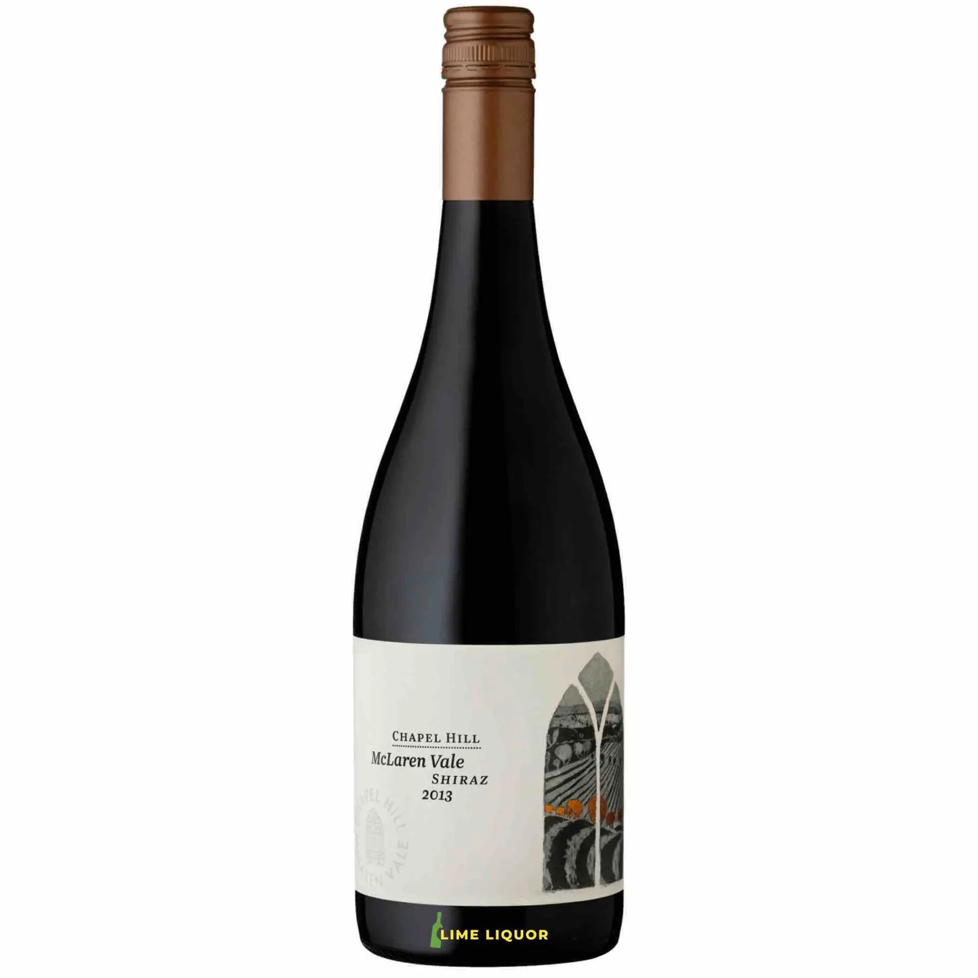 Buy Chapel Hill McLaren Vale Shiraz 750mL red wine bottle with brown cap
