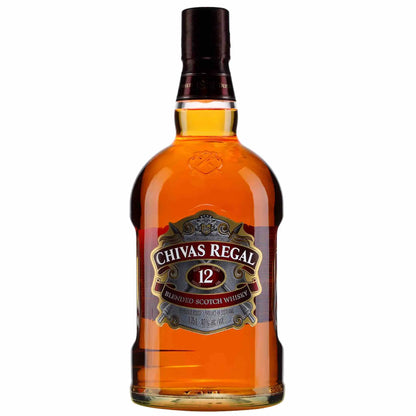 Buy Chivas Regal 12 Year Old 1.75L blended Scotch whisky bottle with label visible