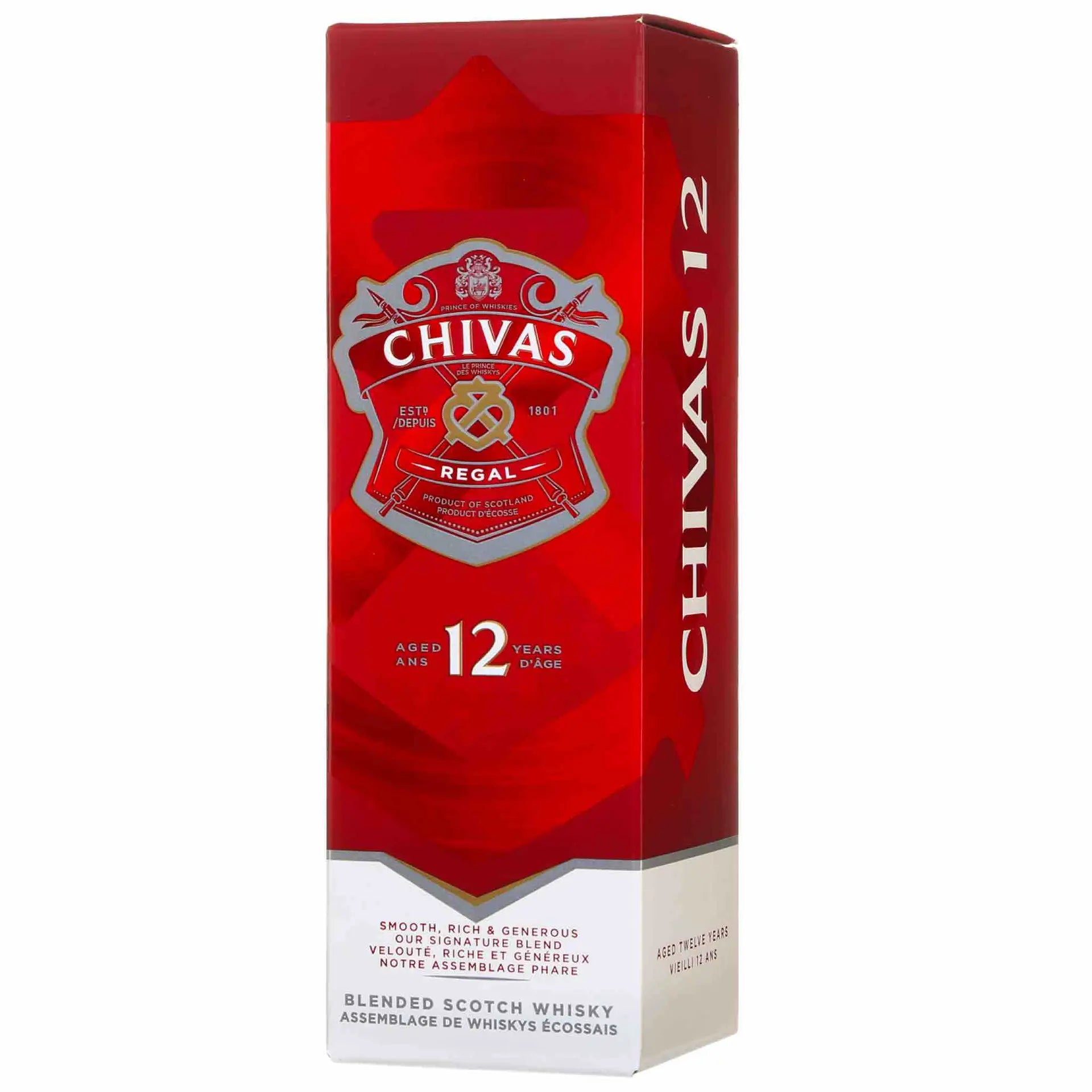 buy Chivas Regal 12 Year Old Scotch whisky 750mL in red box