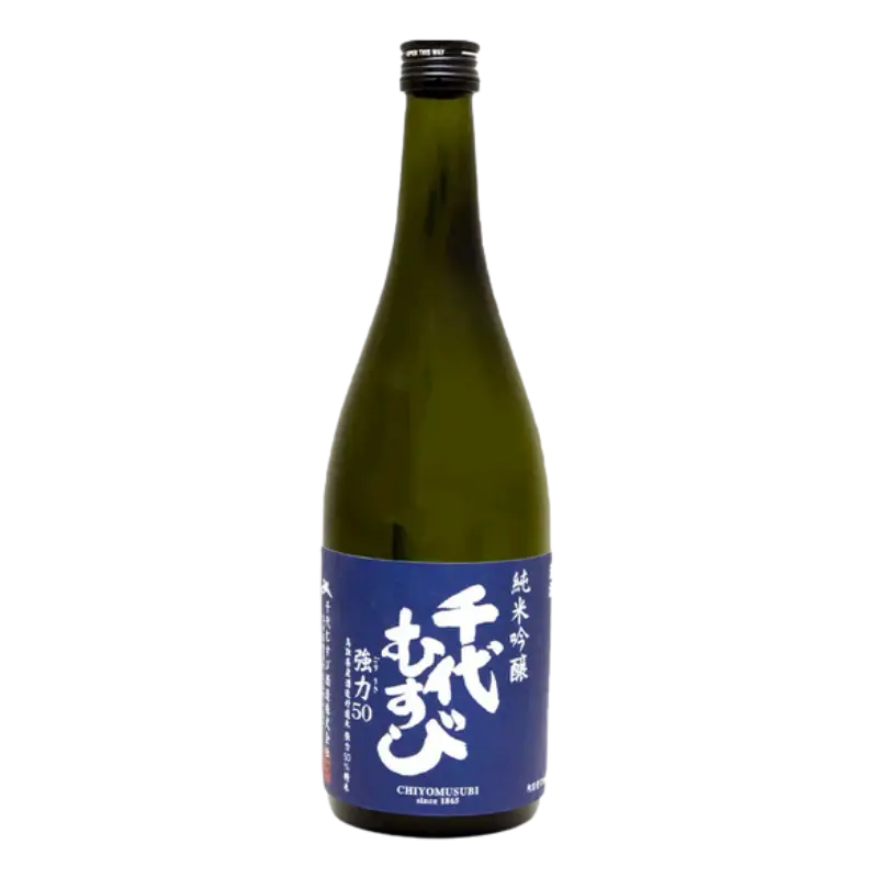 Chiyomusubi Junmai Ginjyo Goriki 50 1 8L Bottle Image