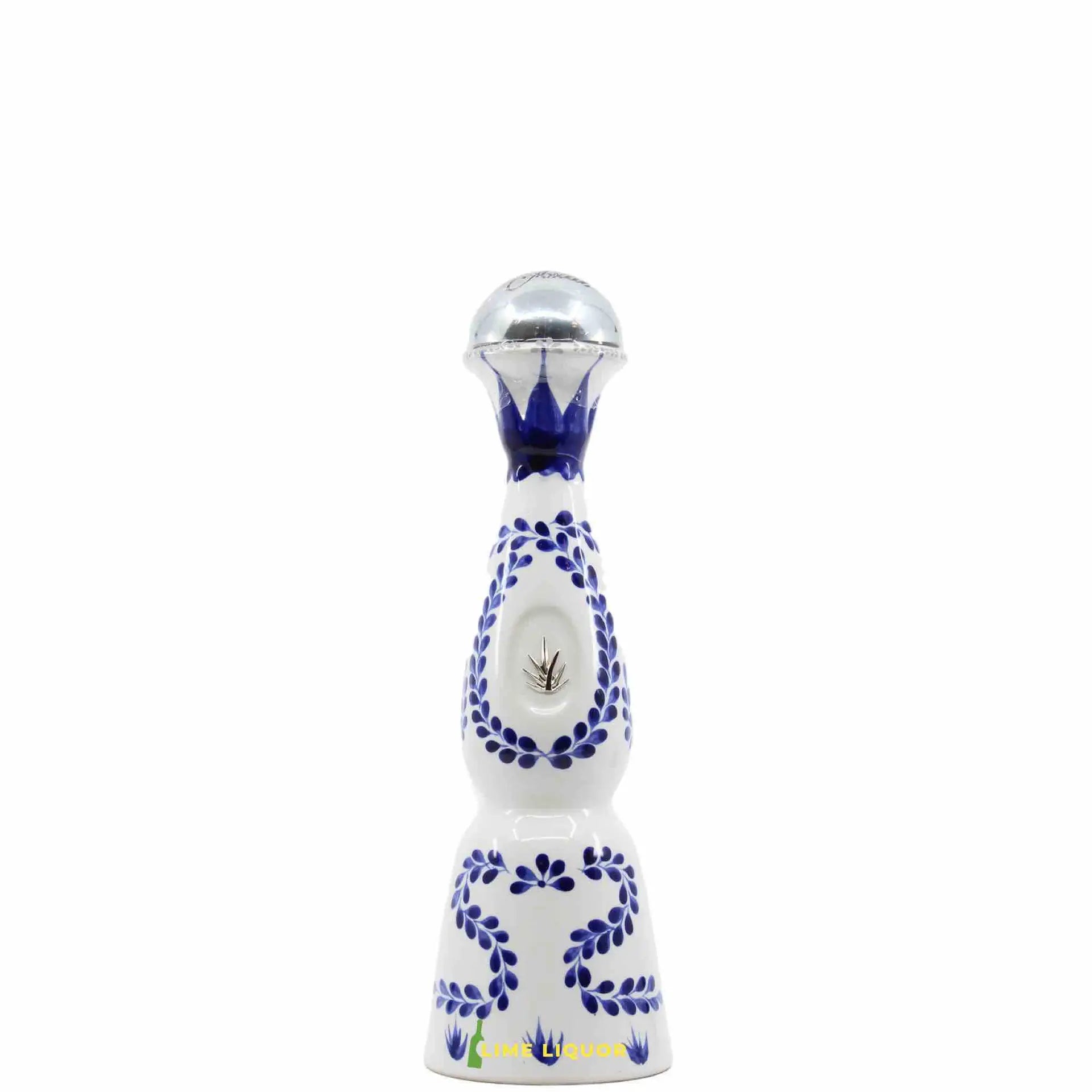 Buy Clase Azul Reposado Tequila 375mL, blue and white ceramic bottle with silver cap