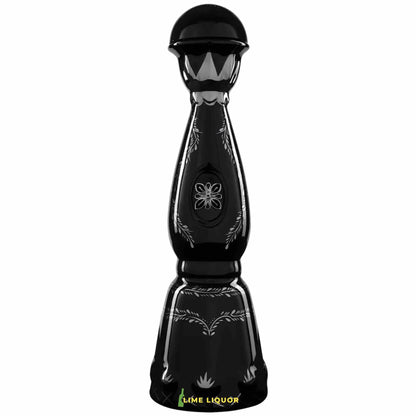 Buy Clase Azul Ultra Aged Tequila 750mL, black bottle with silver floral design