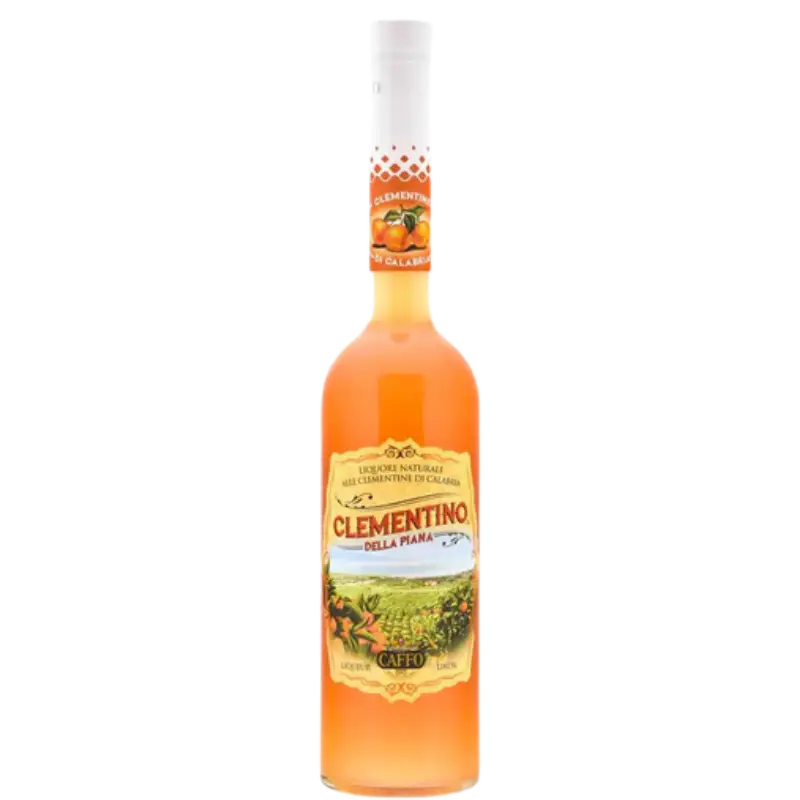 Buy Clementino Della Piana 700ml citrus liqueur, tall orange bottle with label and fruit imagery