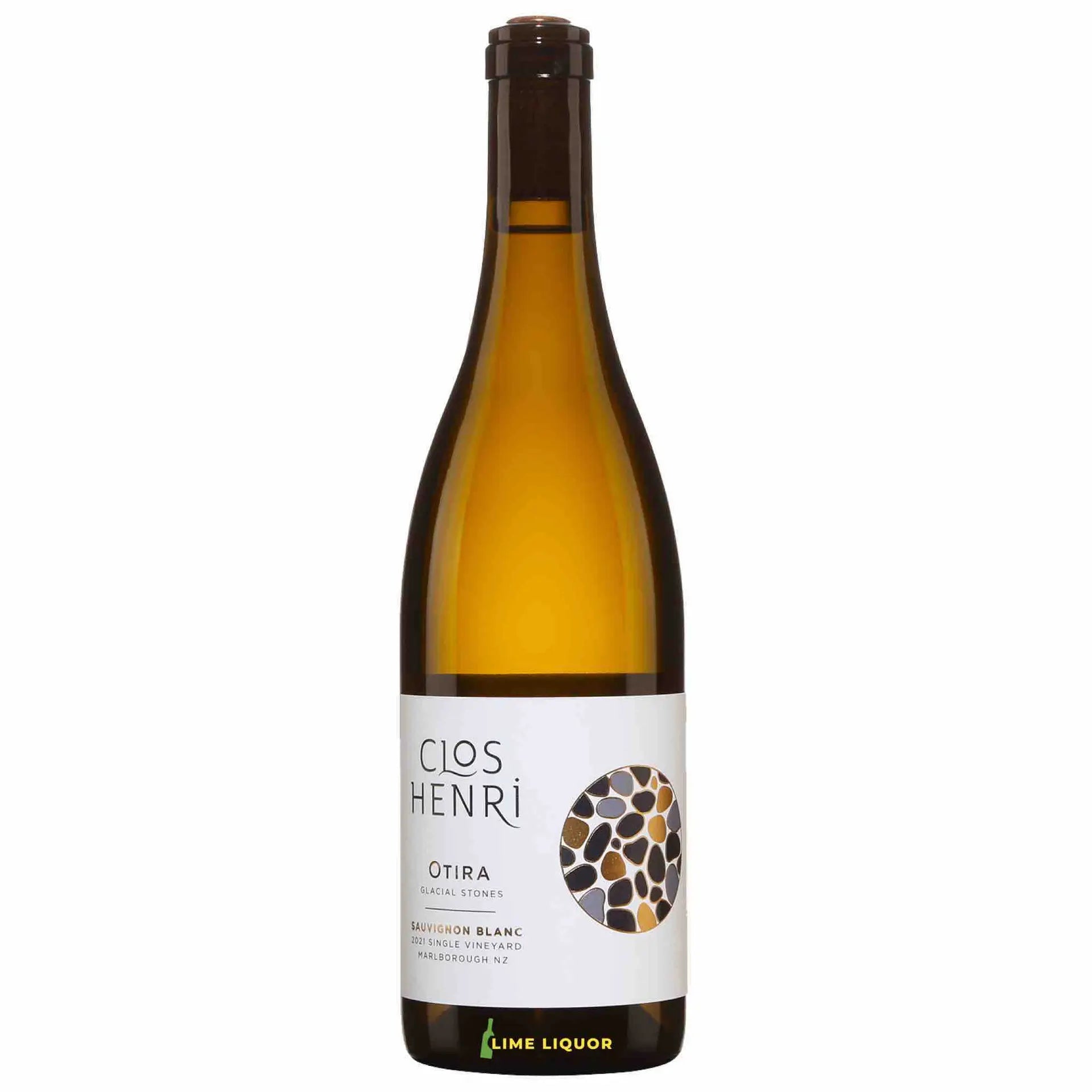 Buy Clos Henri Otira Single Vineyard Sauvignon Blanc wine bottle, white label, Marlborough NZ