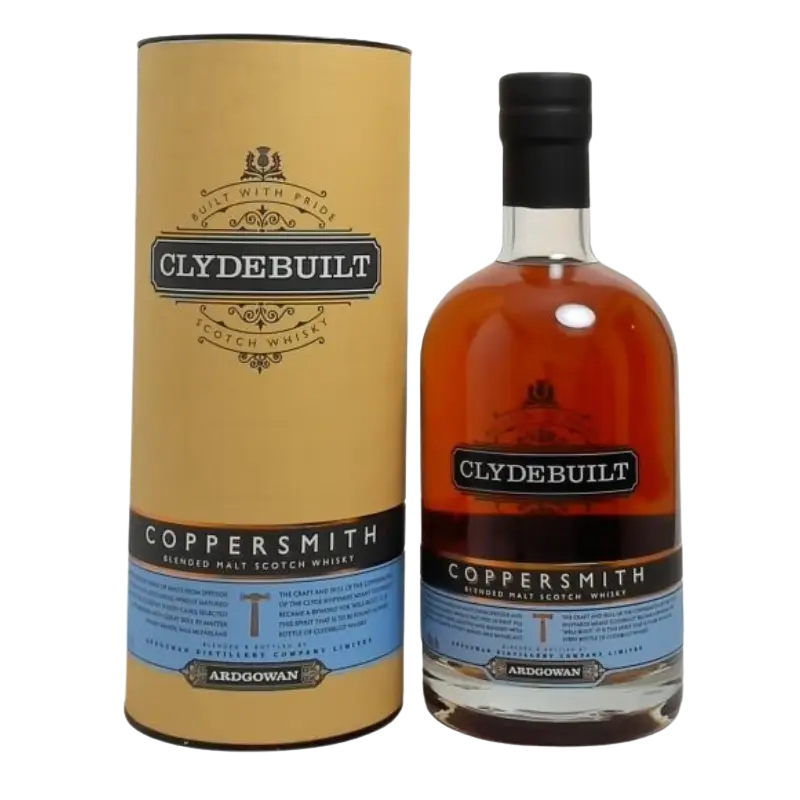 Clydebuilt Coppersmith Blended Malt Scotch Whisky 700Ml Bottle Image