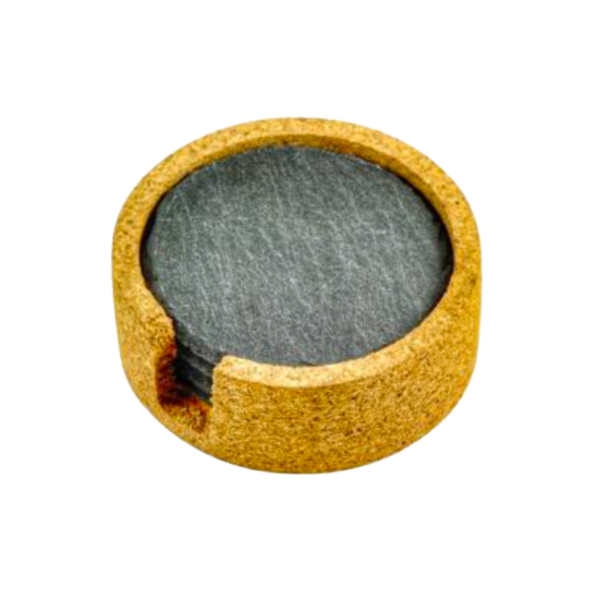 4 Piece Round Coasters with Holder (Set of 2)