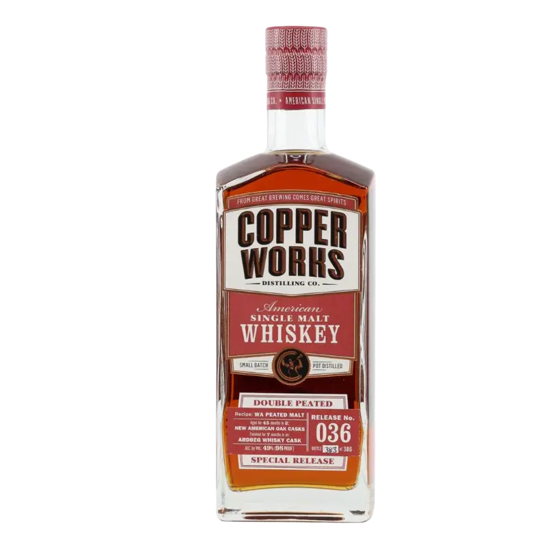 Copperworks Single Malt Release 36 Doublepeated 750Ml Bottle Image