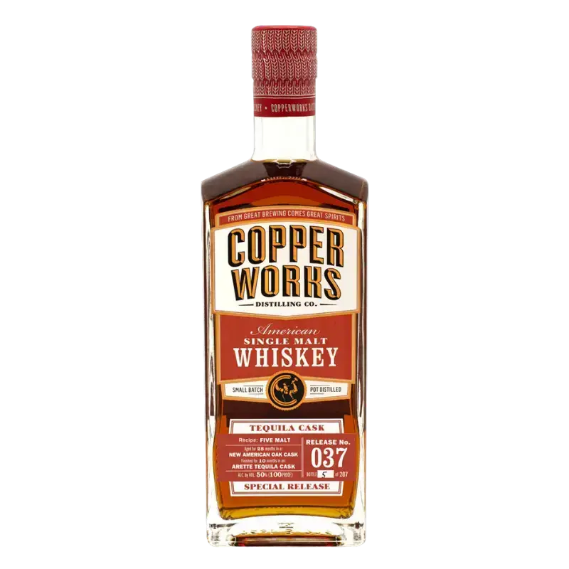 Copperworks Single Malt Release 37 Tequila Cask Finish 750Ml Bottle Image