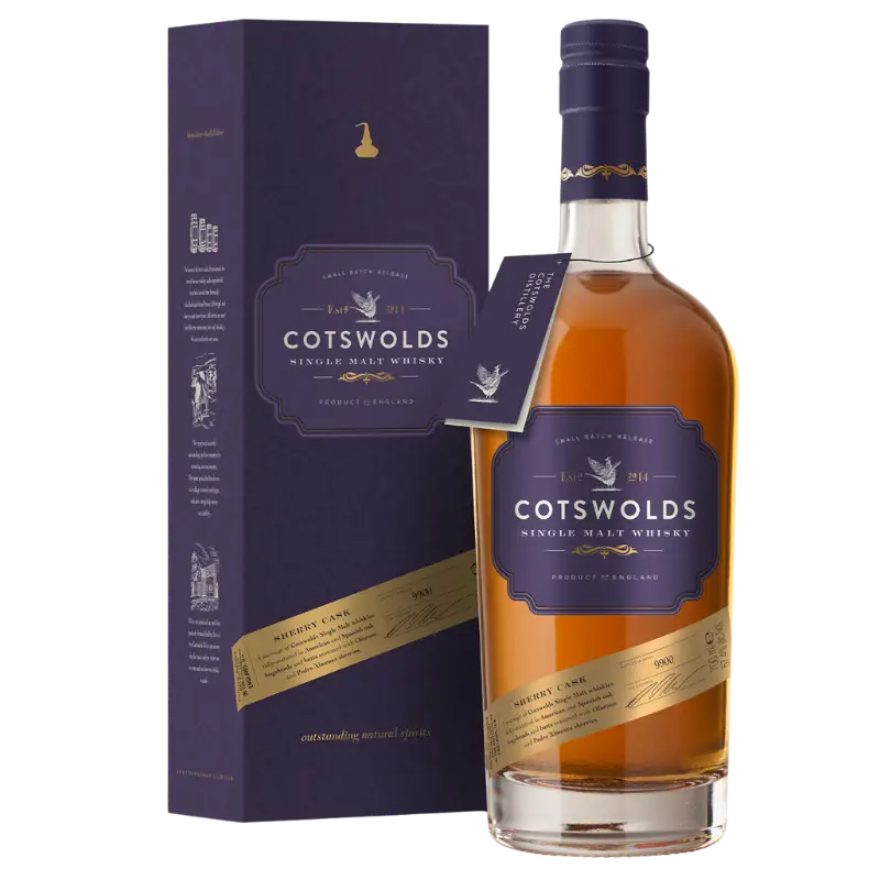 Cotswolds Sherry Cask Single Malt Whisky 700Ml Bottle Image